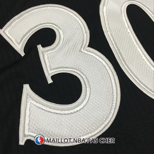 Maillot Authentique Manche Courte Golden State Warriors Curry 30 Noir